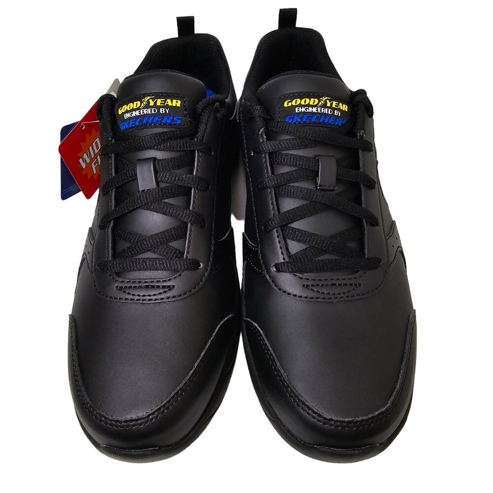 Skechers Womens Slip Resistant Casual Comfort Shoes Oula Black Lightweight - Picture 10 of 16